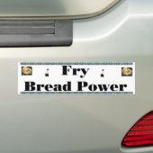 frituurbrood bumpersticker (Op auto)