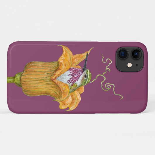 Fritz, coque iphone de colibri de calliope (Dos (Horizontal))