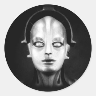 Fritz Lang's Maschinenmensch Ronde Sticker