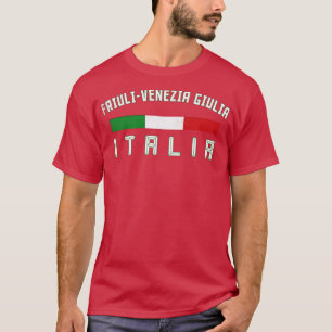Friuli Venezia Giulia Italië Regio Typografie Desi T-shirt