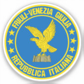 Friuli-Venezia Giulia Sticker (Voorkant)