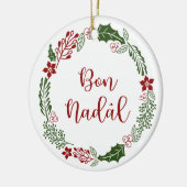 Friulian Merry Kerstmis, Bon Nadâl Keramisch Ornament (Links)
