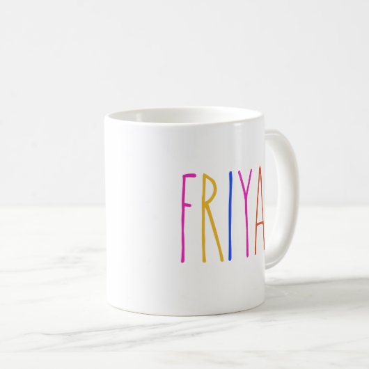 FRIYAY Coffee Mug (Devant droit)