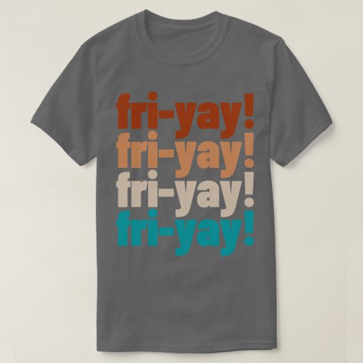 Friyey Teacher T-shirt (Design voorkant)