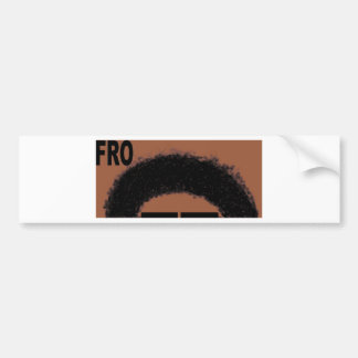 FRO BUMPERSTICKER
