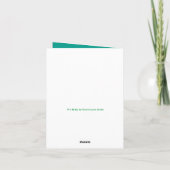 FRO-Kaart voor Baby-notities Kaart (Achterkant)