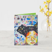 FRO-Kaart voor Baby-notities Kaart (Gele Bloem)