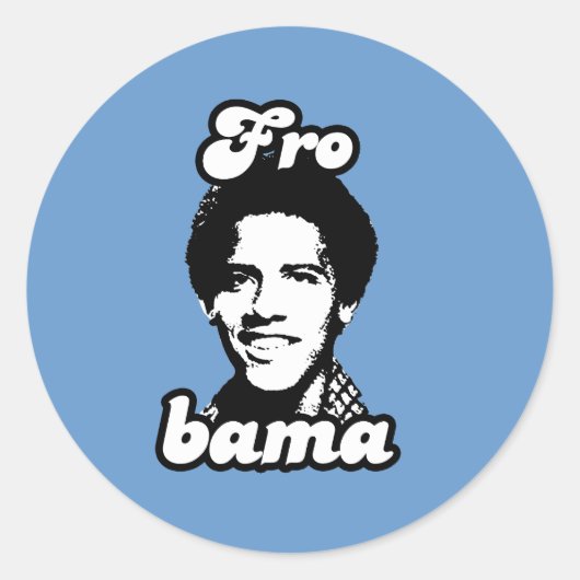 Frobama Ronde Sticker (Voorkant)