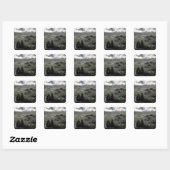 FRODO™ en Samwise Standing Vierkante Sticker (Vel)