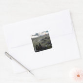 FRODO™ en Samwise Standing Vierkante Sticker (Envelop)