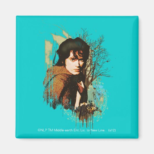 FRODO™ gemengde Media Vector Collage Magneet (Voorkant)