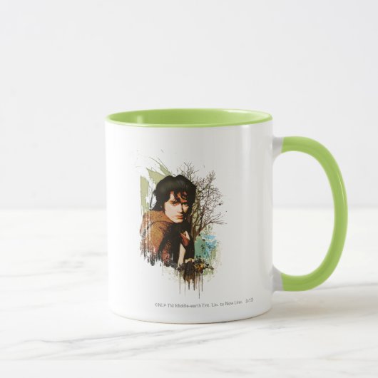 FRODO™ gemengde Media Vector Collage Mok (Rechts)