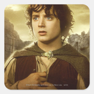 FRODO™ Golden Vierkante Sticker