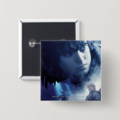 FRODO™, GOLLUM™ en Sam Vierkante Button 5,1 Cm (Voorkant /achterkant)