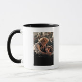FRODO™ in de armen van Samwise Mok (Links)