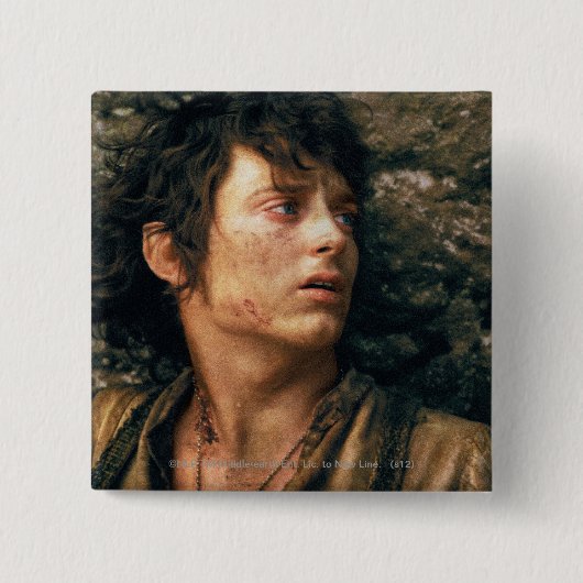 FRODO™ in wanhoop Vierkante Button 5,1 Cm (Voorkant)