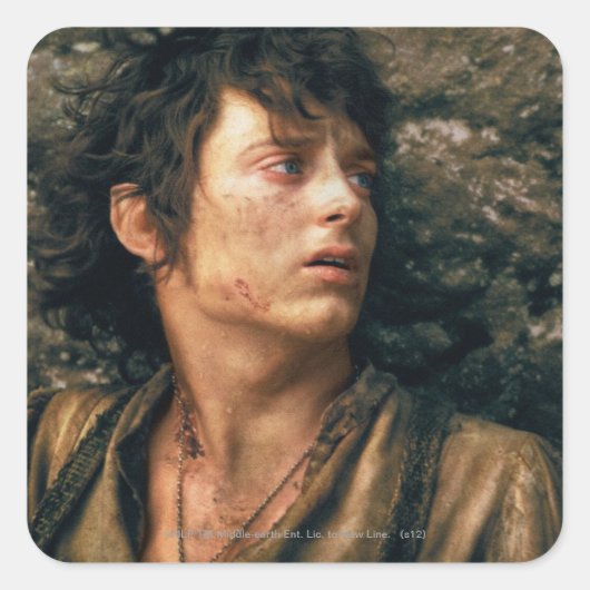 FRODO™ in wanhoop Vierkante Sticker (Voorkant)