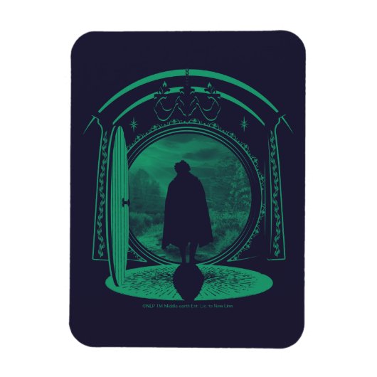 FRODO™ Leaving THE SHIRE™ Silhouette Magneet (Verticaal)