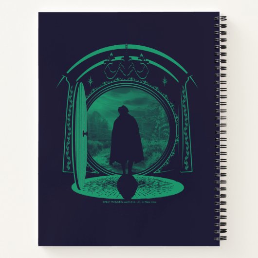 FRODO™ Leaving THE SHIRE™ Silhouette Notitieboek (Achterkant)