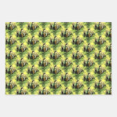 FRODO™ met Hobbits Vector Collage Inpakpapier Vel (Voorkant)
