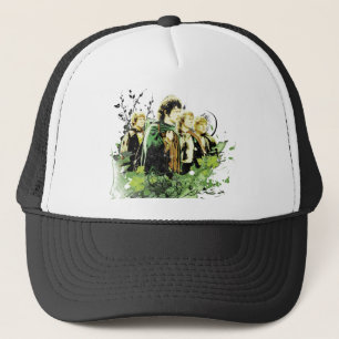 FRODO™ met Hobbits Vector Collage Trucker Pet