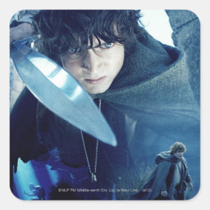FRODO™ met zwaard Vierkante Sticker