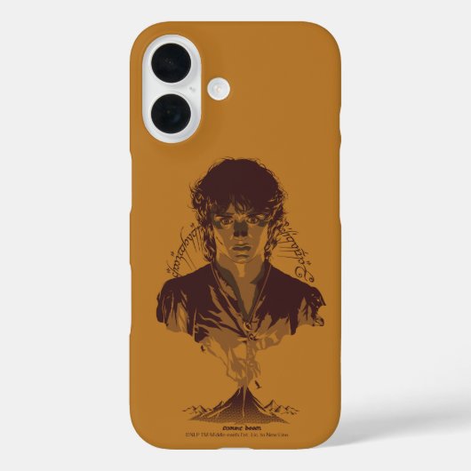 FRODO™ MOUNT DOOM™ Tengwar-inscriptie Grafisch Case-Mate iPhone Case (Achterkant)