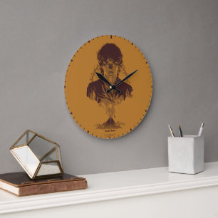 FRODO™ MOUNT DOOM™ Tengwar-inscriptie Grafisch Grote Klok
