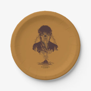 FRODO™ MOUNT DOOM™ Tengwar-inscriptie Grafisch Papieren Bordje