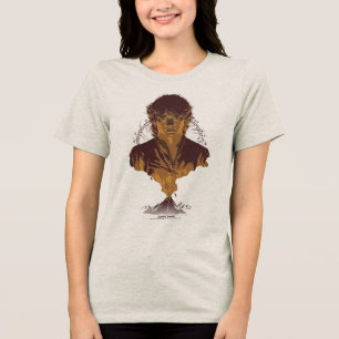 FRODO™ MOUNT DOOM™ Tengwar-inscriptie Grafisch Tri-Blend Shirt