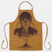 FRODO™ MOUNT DOOM™ Tengwar Inscription Graphic Schort (Voorkant)