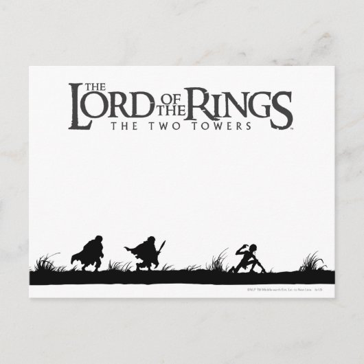 FRODO™, Sam en GOLLUM™ Briefkaart (Voorkant)