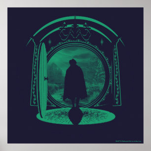 FRODO™ Verlaten van THE SHIRE™ Silhouet Poster
