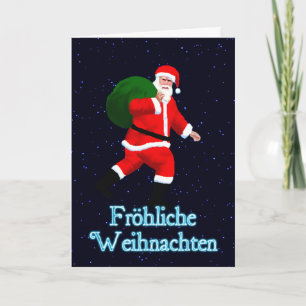 Froehliche Weihnachten - de Kerstman Feestdagen Kaart