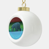 Froehliche Weihnachten - Polar Lights Polar Beer Keramische Bal Ornament (Rechts)