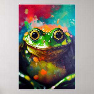 Frog Animal Discovery Adventure Natuur Planet Ear Poster