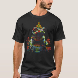 Frog art dierenvriend architectuur dieren kikker t-shirt