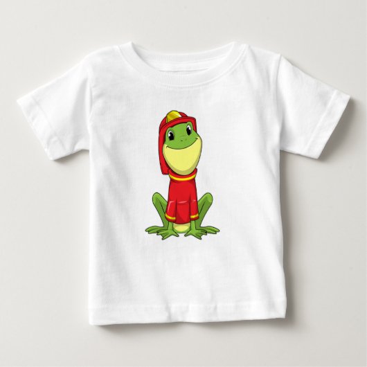 Frog as Firefighter with Helmet (Voorkant)