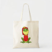 Frog as Firefighter with Helmet Tote Bag (Voorkant)