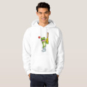Frog at Cricket with Cricket Hoodie (Voorkant volledig)