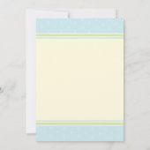 Frog Baby Boy Shower Invitation - Blue and Green (Dos)