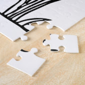 Frog boho floral abstract legpuzzel (Zijkant)