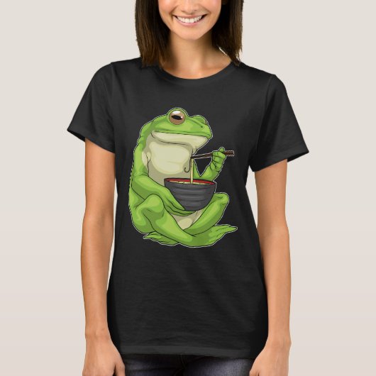 Frog Bowl Ramen T-shirt (Voorkant)