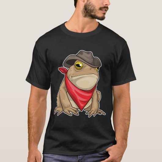 Frog Cowboy pet T-shirt (Voorkant)