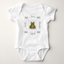 Frog Crochet Baby Bodysuit personaliseren