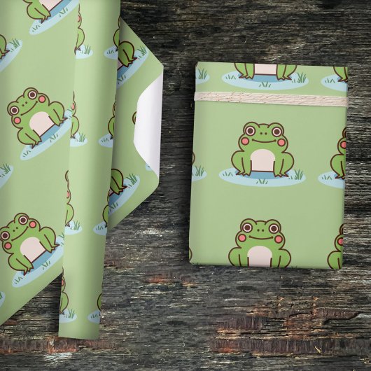 Frog Cut Cadeaupapier