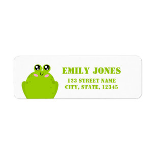 Frog Cut Etiket