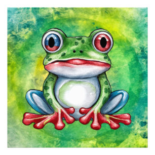 Frog Cut Foto Afdruk
