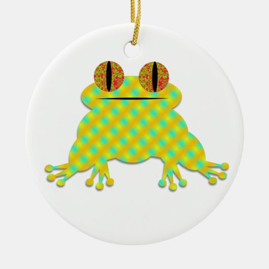 Frog Cut Keramisch Ornament (Voorkant)