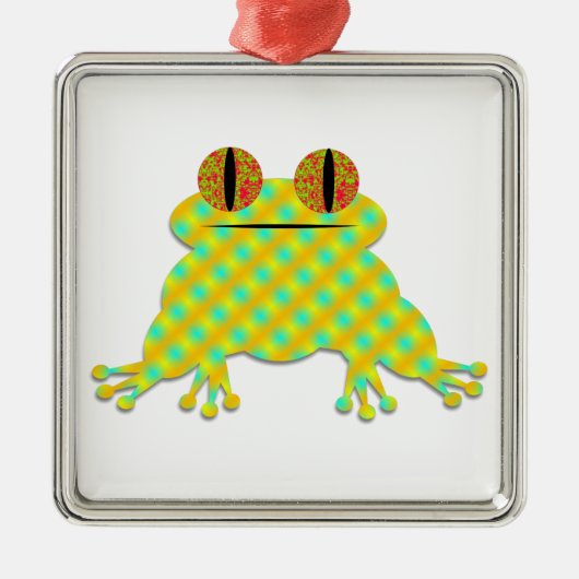 Frog Cut Metalen Ornament (Voorkant)